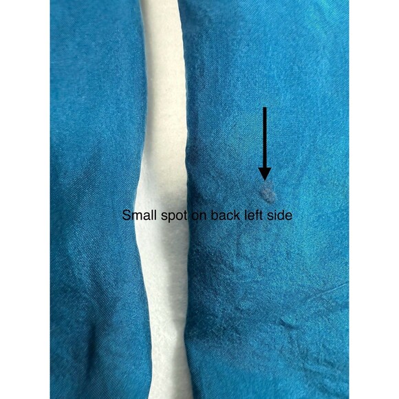 Jonathan Martin 100% Silk Women’s Shirt Small Blue Long Sleeve Blouse - Picture 8 of 8